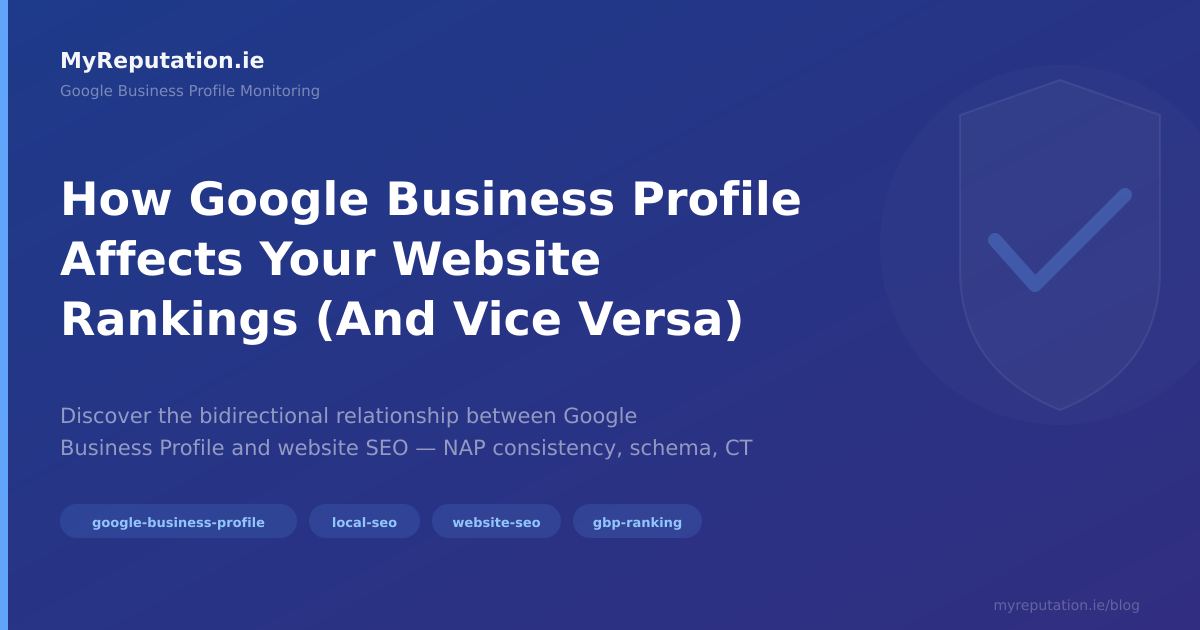 How Google Business Profile Affects Your Website Rankings (And Vice Versa)