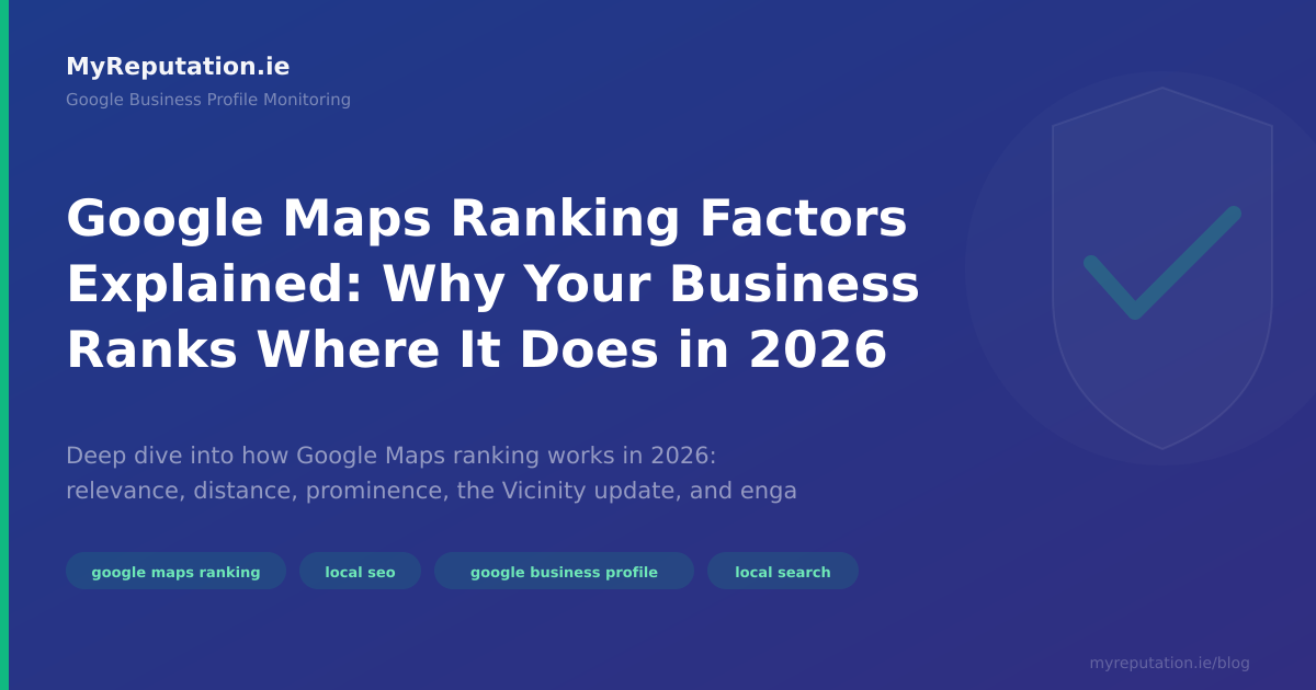 Google Maps Ranking Factors Explained: Why Your Business Ranks Where It Does in 2026