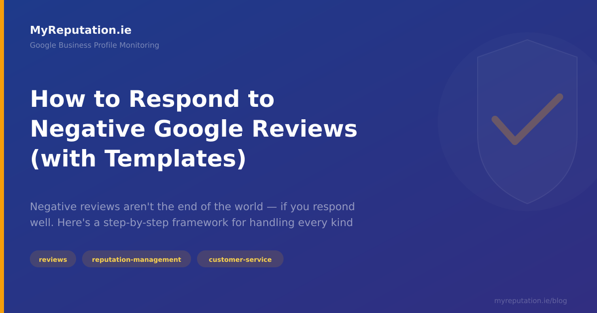 How to Respond to Negative Google Reviews (with Templates)